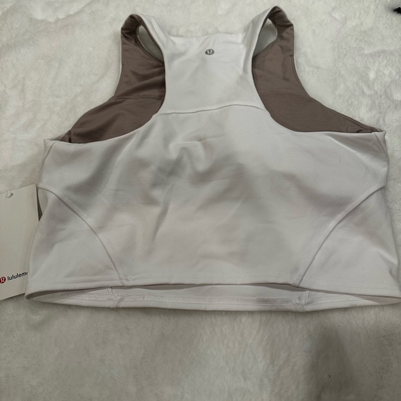 Lululemon White Women's Intimate tank top with built in bra - Picture 3 of 3
